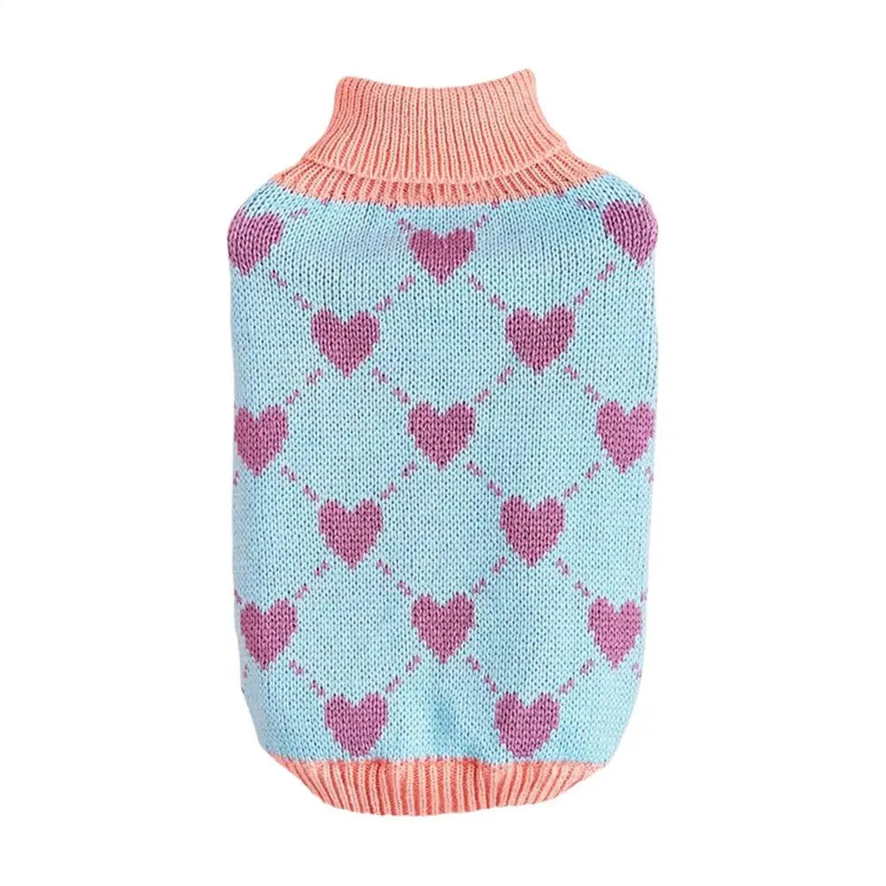 tricot-pour-chiens-a-motif-coeur-bleu