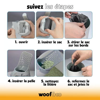 mode d'emploi pelle a litiere pour chats