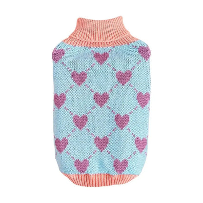 tricot-pour-chiens-a-motif-coeur-bleu